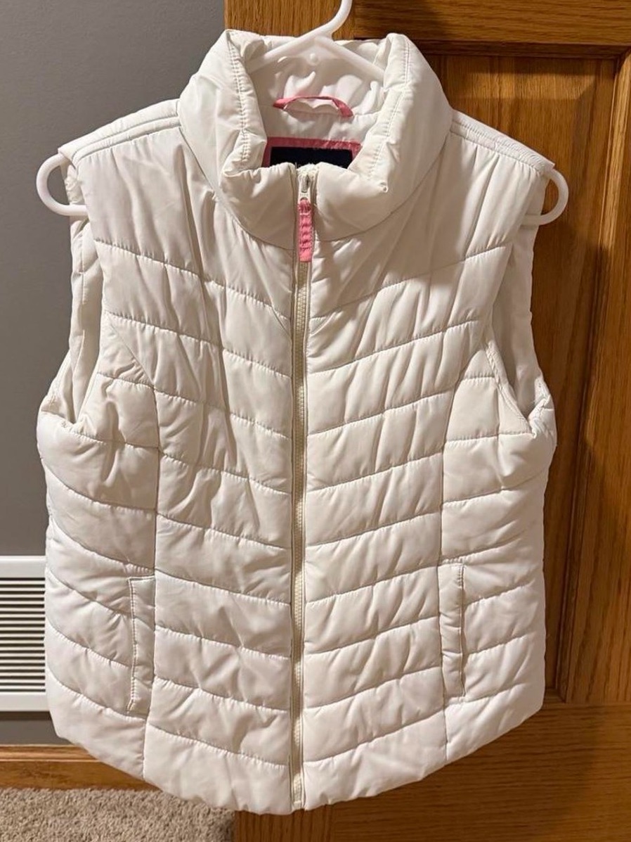 White Puffer Vest